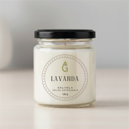 vela aromática lavanda